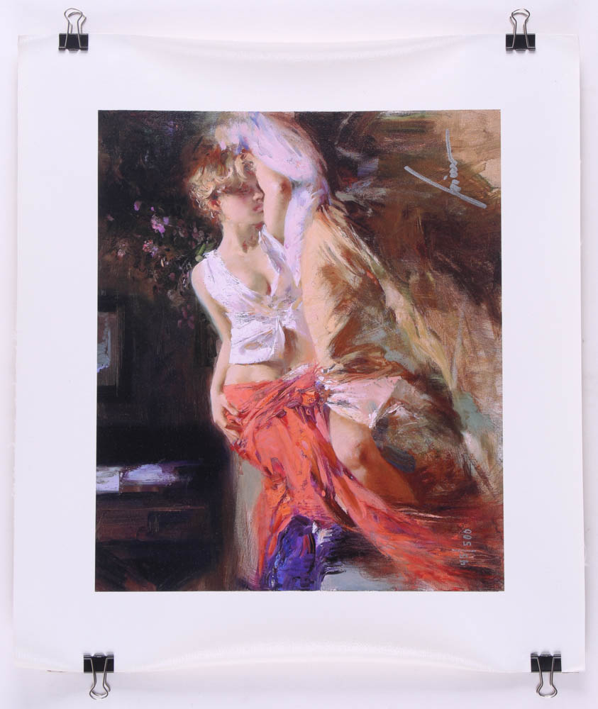 Pino Daeni Signed "Day Dream" 10x12 Limited Edition Giclee on Canvas at PristineAuction.com Pino Daeni Signed "Day Dream" 10x12 Limited Edition Giclee on Canvas at PristineAuction.com