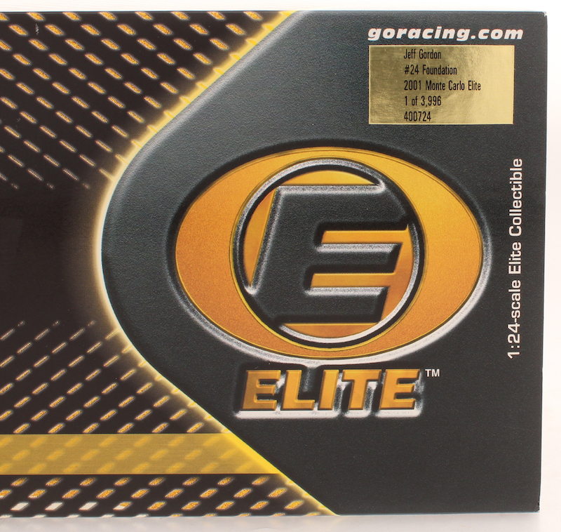 Jeff Gordon LE #24 Foundation 2001 Monte Carlo ELITE 1:24 Scale Diecast Car at PristineAuction.com Jeff Gordon LE #24 Foundation 2001 Monte Carlo ELITE 1:24 Scale Diecast Car at PristineAuction.com