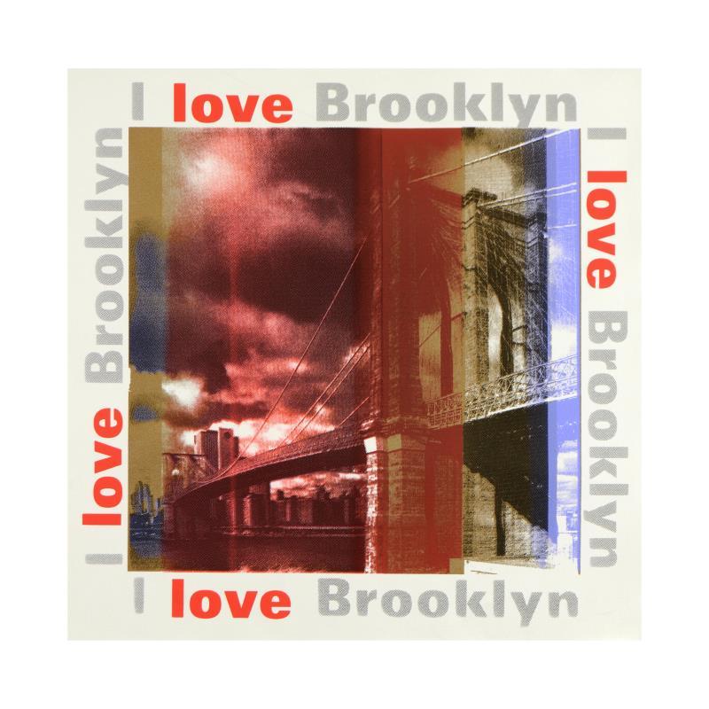 Steve Kaufman Signed "I Love Brooklyn" LE 24x24 Hand Pulled Silkscreen on Canvas (PA) at PristineAuction.com Steve Kaufman Signed "I Love Brooklyn" LE 24x24 Hand Pulled Silkscreen on Canvas (PA) at PristineAuction.com