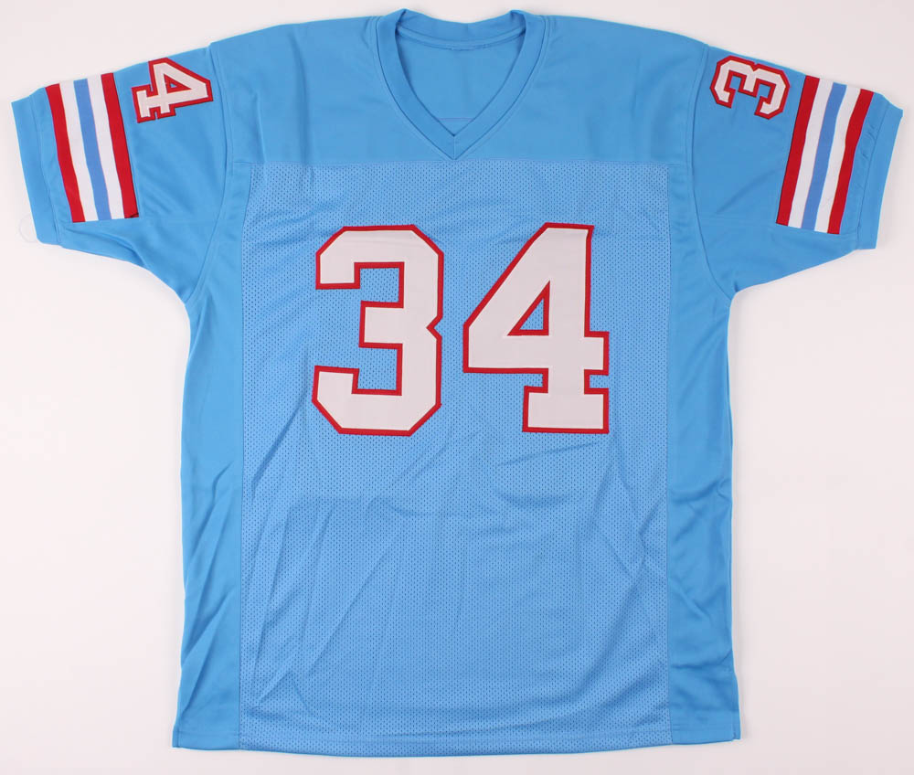 Earl Campbell Signed Jersey Inscribed "HOF 91" (PSA COA) at PristineAuction.com Earl Campbell Signed Jersey Inscribed "HOF 91" (PSA COA) at PristineAuction.com