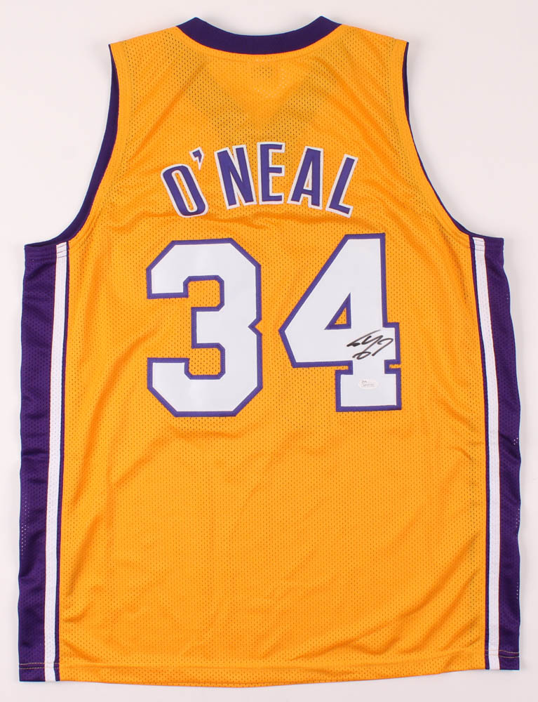 Shaquille O'Neal Signed Jersey (JSA COA) at PristineAuction.com Shaquille O'Neal Signed Jersey (JSA COA) at PristineAuction.com