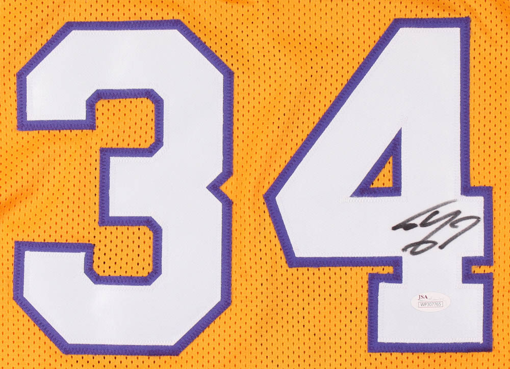 Shaquille O'Neal Signed Jersey (JSA COA) at PristineAuction.com Shaquille O'Neal Signed Jersey (JSA COA) at PristineAuction.com