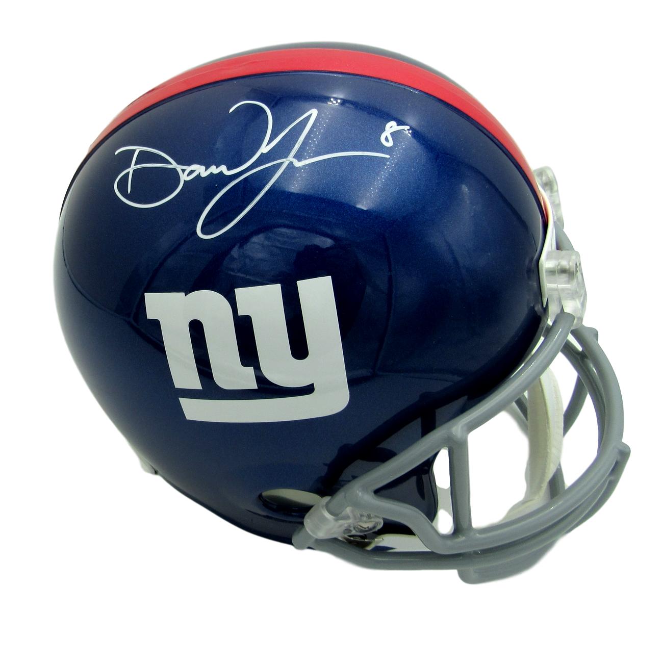 Daniel Jones Signed Giants Full-Size Helmet (Beckett COA) at PristineAuction.com Daniel Jones Signed Giants Full-Size Helmet (Beckett COA) at PristineAuction.com