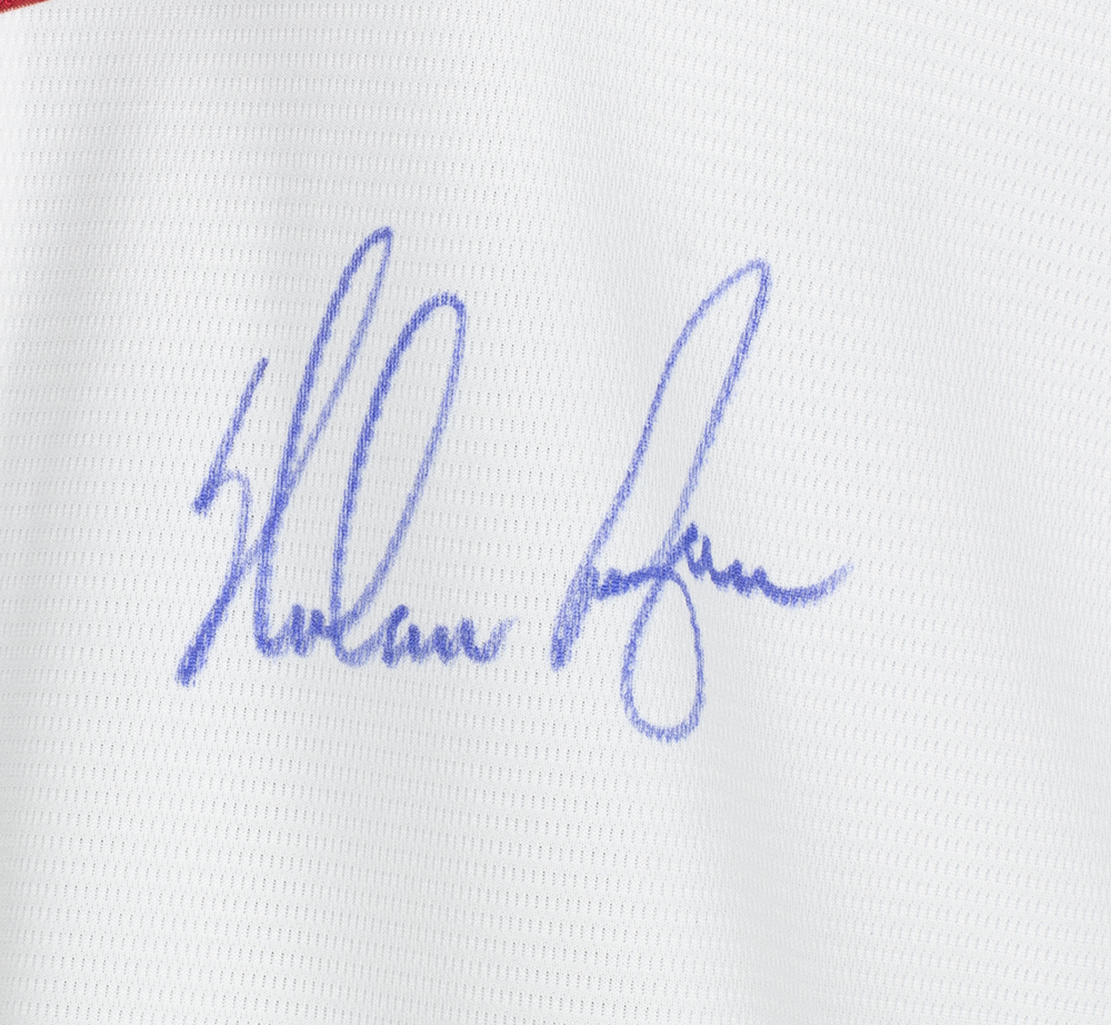 Nolan Ryan Signed Majestic Cooperstown Rangers Jersey (Beckett COA & Ryan Hologram) at PristineAuction.com Nolan Ryan Signed Majestic Cooperstown Rangers Jersey (Beckett COA & Ryan Hologram) at PristineAuction.com