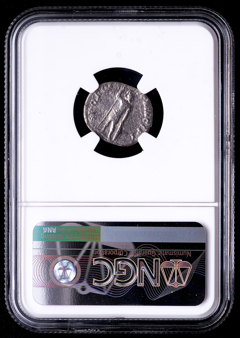 Trajan AD 98-117 - Roman Empire AR Denarius Silver Coin (NGC Encapsulated) at PristineAuction.com Trajan AD 98-117 - Roman Empire AR Denarius Silver Coin (NGC Encapsulated) at PristineAuction.com