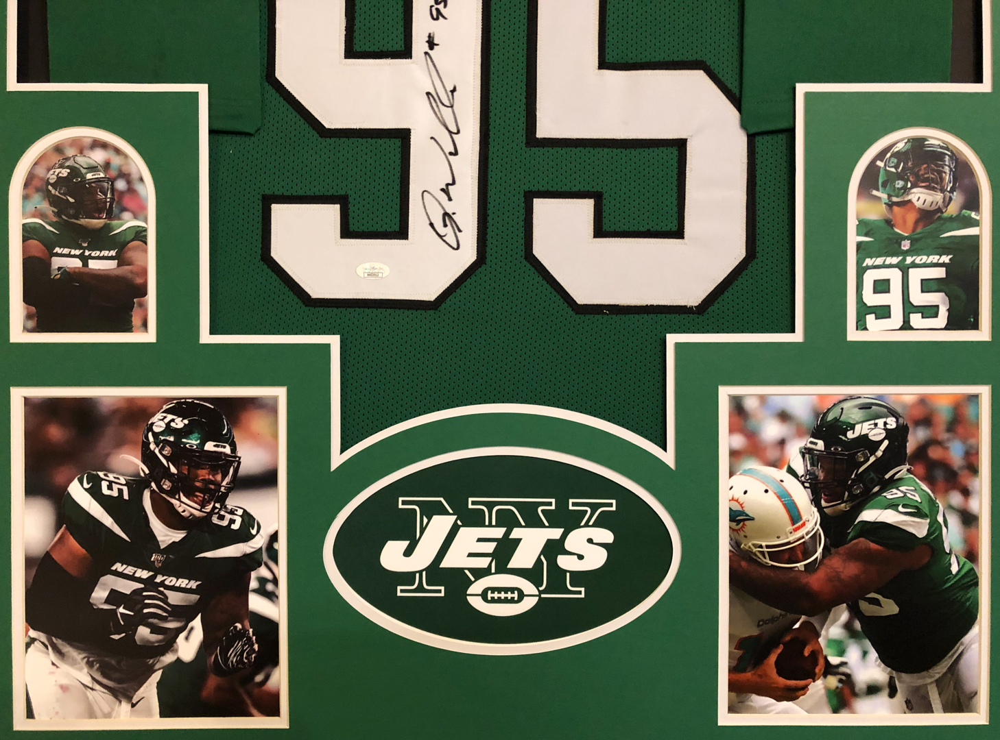 Quinnen Williams Signed 34x42 Custom Framed Jersey (JSA COA) at PristineAuction.com Quinnen Williams Signed 34x42 Custom Framed Jersey (JSA COA) at PristineAuction.com