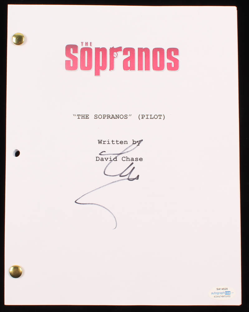 Steve Schirripa Signed "The Sopranos (Pilot)" Full Episode Script (AutographCOA COA) at PristineAuction.com Steve Schirripa Signed "The Sopranos (Pilot)" Full Episode Script (AutographCOA COA) at PristineAuction.com