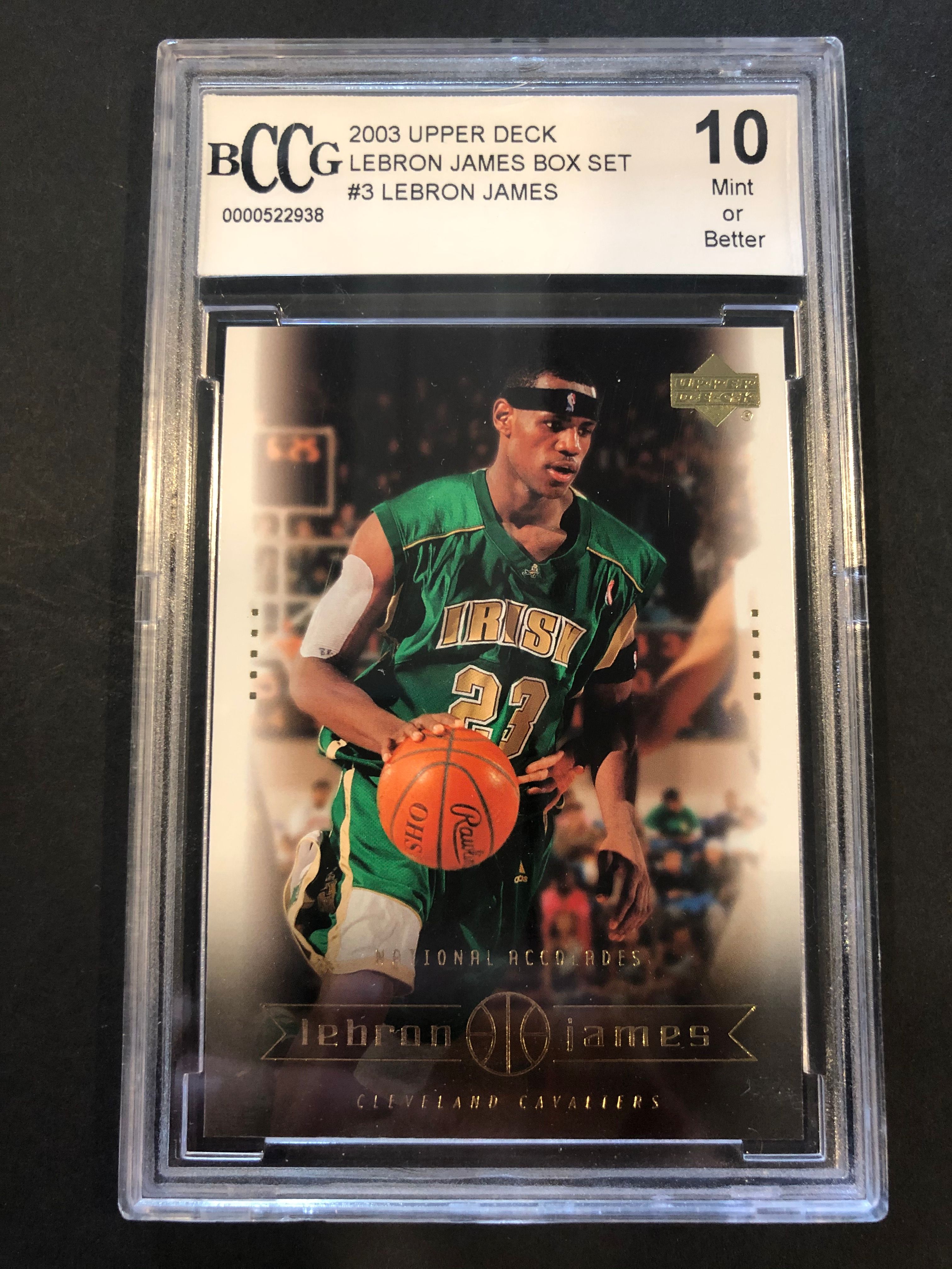 LeBron James 2003 Upper Deck Box Set #3 National Accolades 