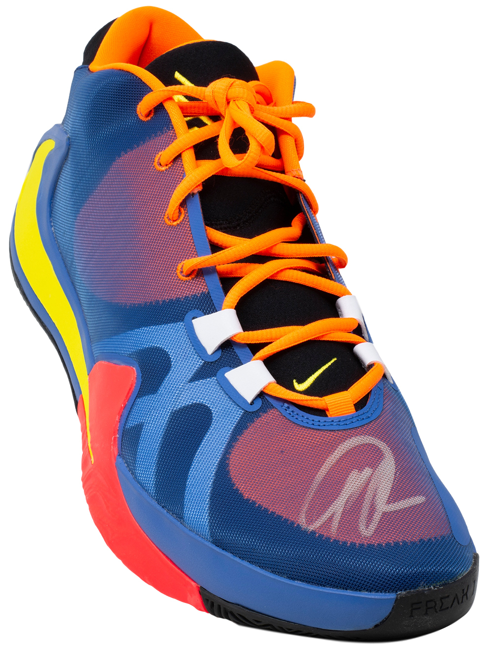 Giannis Antetokounmpo Signed Nike Zoom Freak 1 Basketball Shoe (JSA COA) at PristineAuction.com Giannis Antetokounmpo Signed Nike Zoom Freak 1 Basketball Shoe (JSA COA) at PristineAuction.com