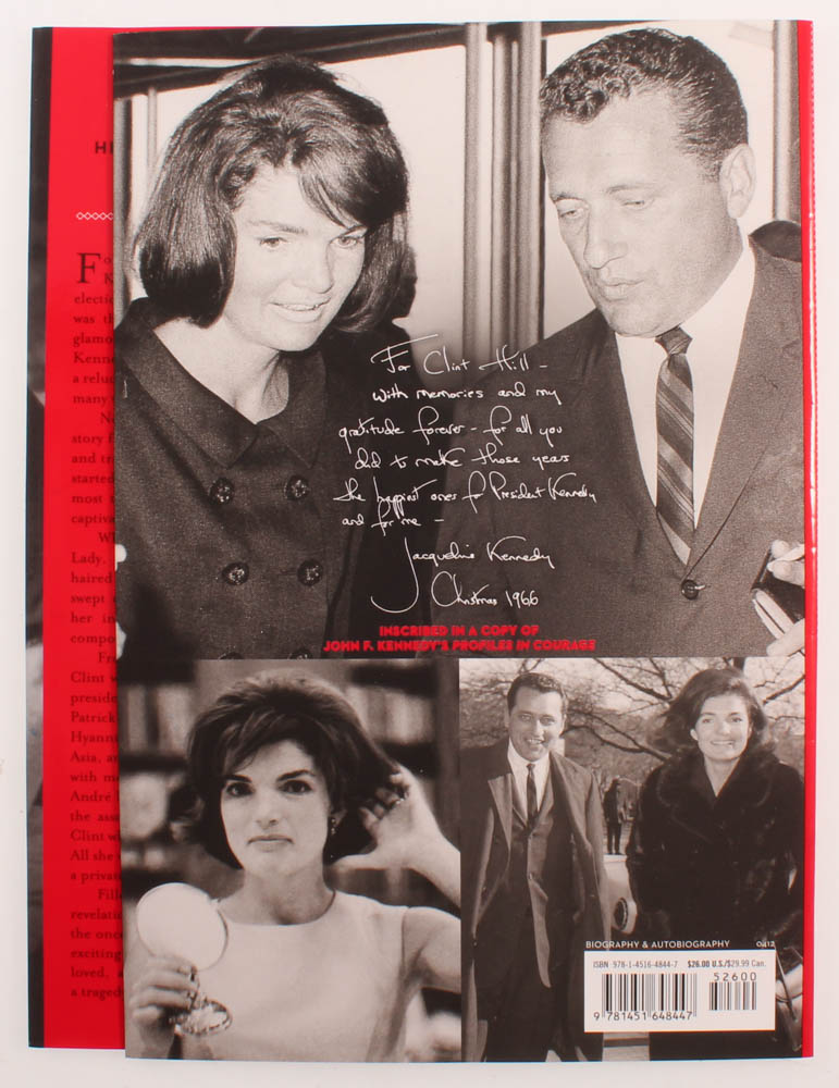 Clint Hill Signed "Mrs. Kennedy & Me" Book Cover (Beckett COA) at PristineAuction.com Clint Hill Signed "Mrs. Kennedy & Me" Book Cover (Beckett COA) at PristineAuction.com