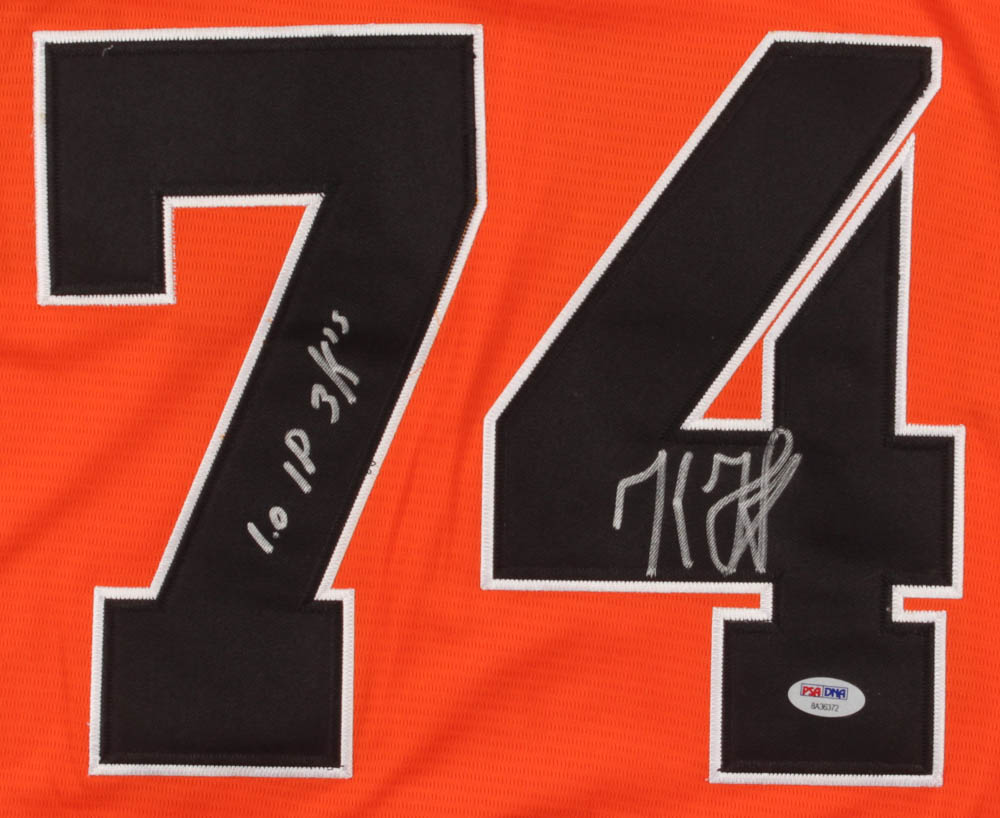 Kenley Jansen Signed All-Star Game Jersey Inscribed "1 IP 3 K's" (PSA COA) at PristineAuction.com Kenley Jansen Signed All-Star Game Jersey Inscribed "1 IP 3 K's" (PSA COA) at PristineAuction.com