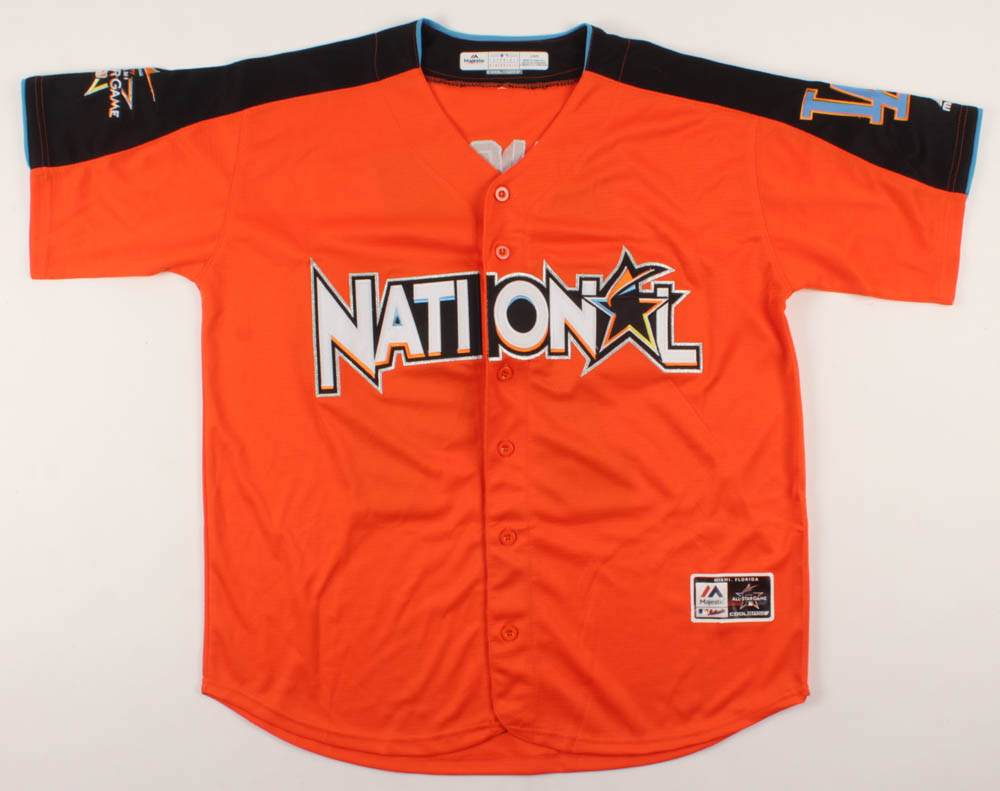 Kenley Jansen Signed All-Star Game Jersey Inscribed "1 IP 3 K's" (PSA COA) at PristineAuction.com Kenley Jansen Signed All-Star Game Jersey Inscribed "1 IP 3 K's" (PSA COA) at PristineAuction.com