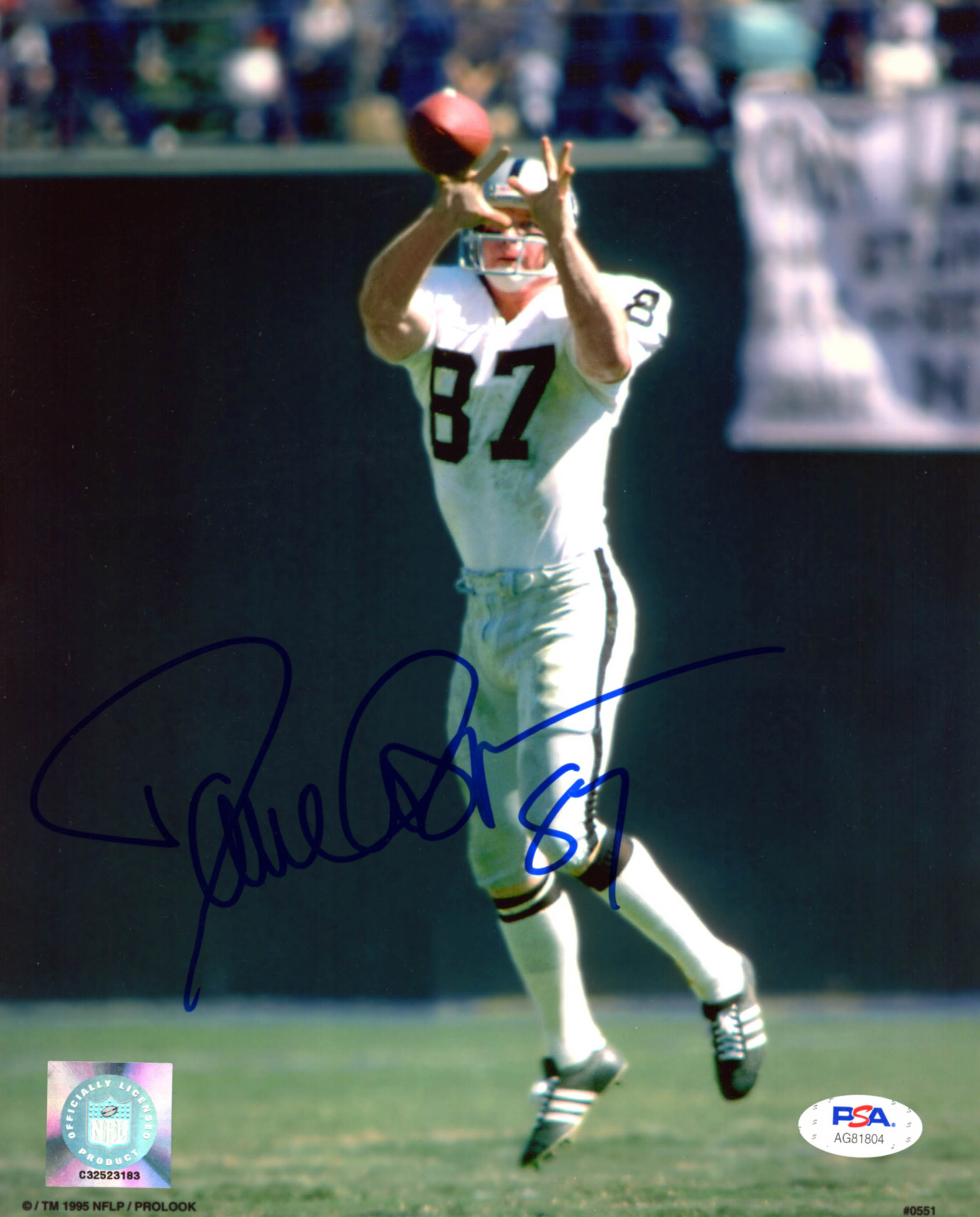 Dave Casper Signed Raiders 8x10 Photo (PSA COA) at PristineAuction.com Dave Casper Signed Raiders 8x10 Photo (PSA COA) at PristineAuction.com
