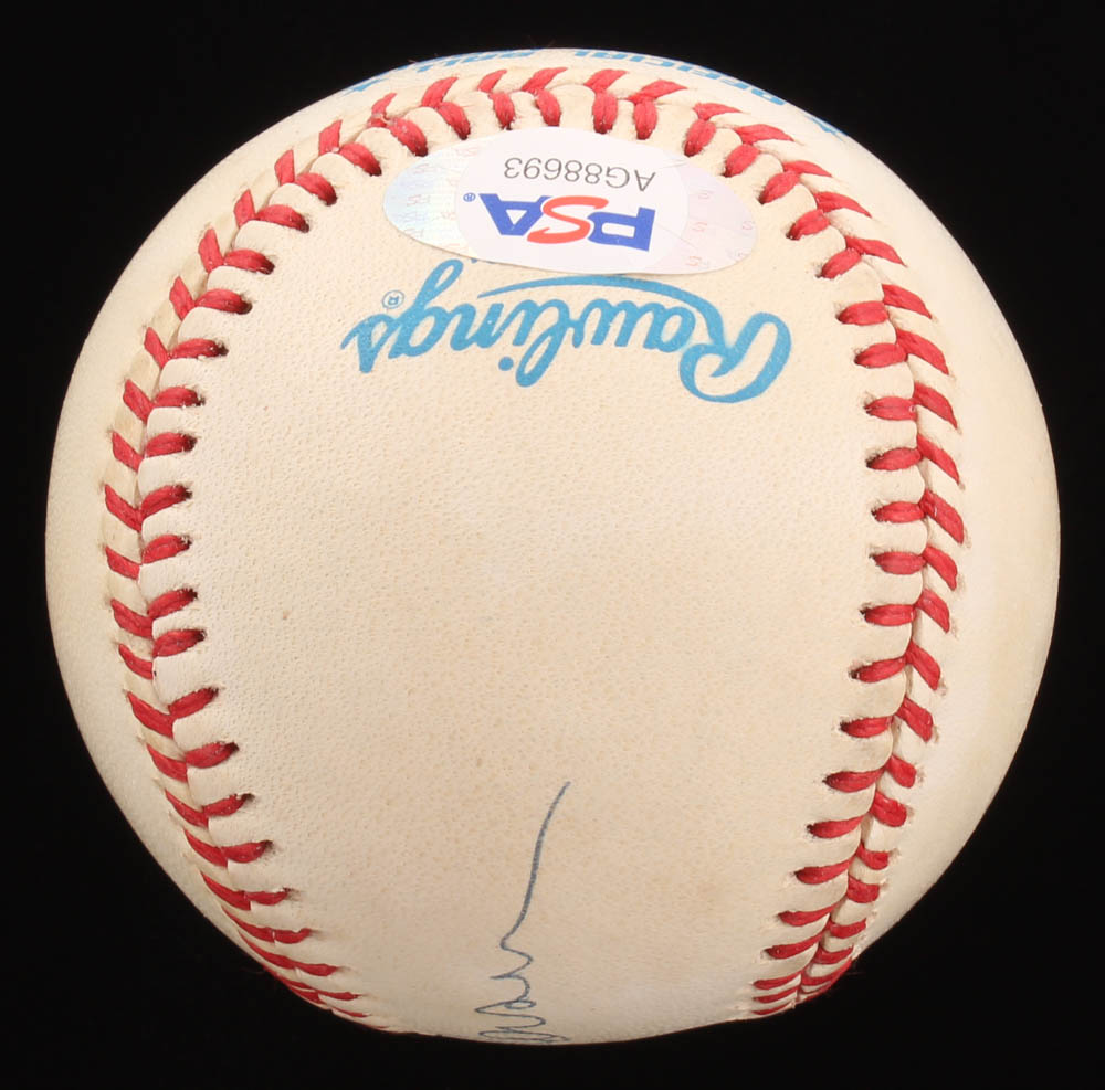 Hal Newhouser Signed OAL Baseball With High Quality Display Case (PSA COA) at PristineAuction.com Hal Newhouser Signed OAL Baseball With High Quality Display Case (PSA COA) at PristineAuction.com