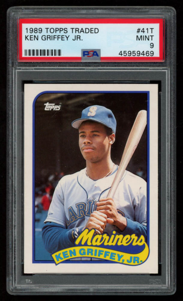 Ken Griffey Jr. 1989 Topps Traded #41T RC (PSA 9) at PristineAuction.com Ken Griffey Jr. 1989 Topps Traded #41T RC (PSA 9) at PristineAuction.com