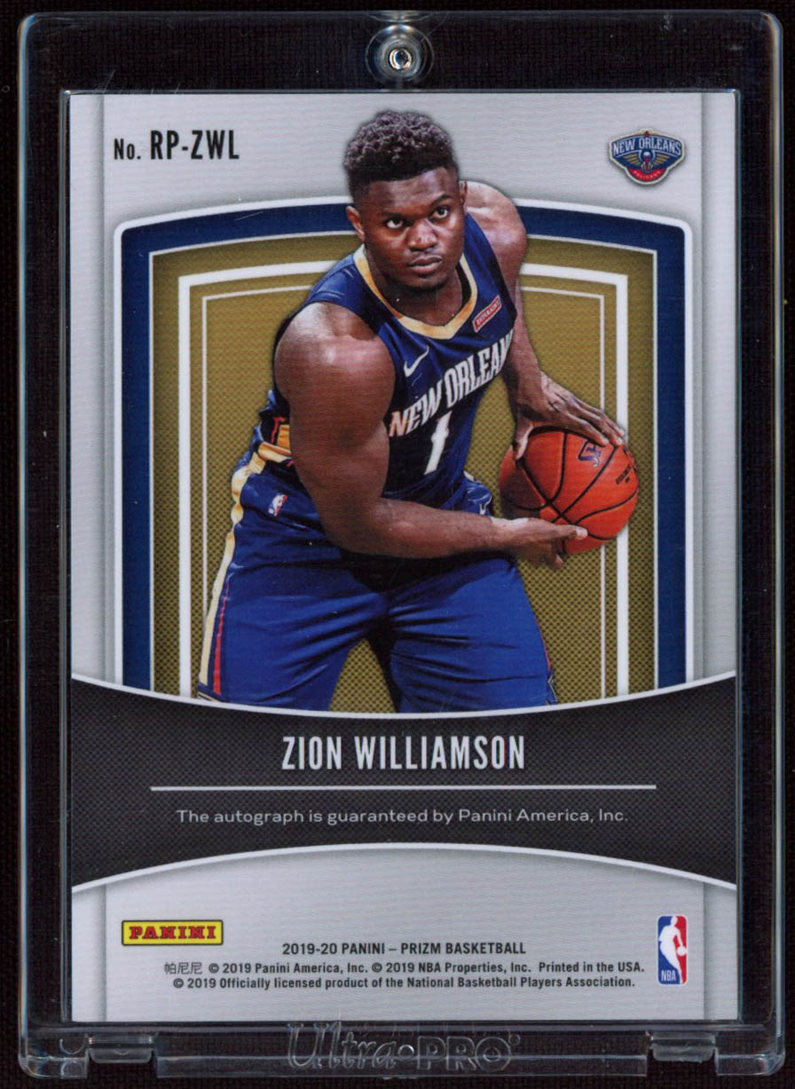 Zion Williamson 2019-20 Panini Prizm Rookie Penmanship #19 at PristineAuction.com Zion Williamson 2019-20 Panini Prizm Rookie Penmanship #19 at PristineAuction.com