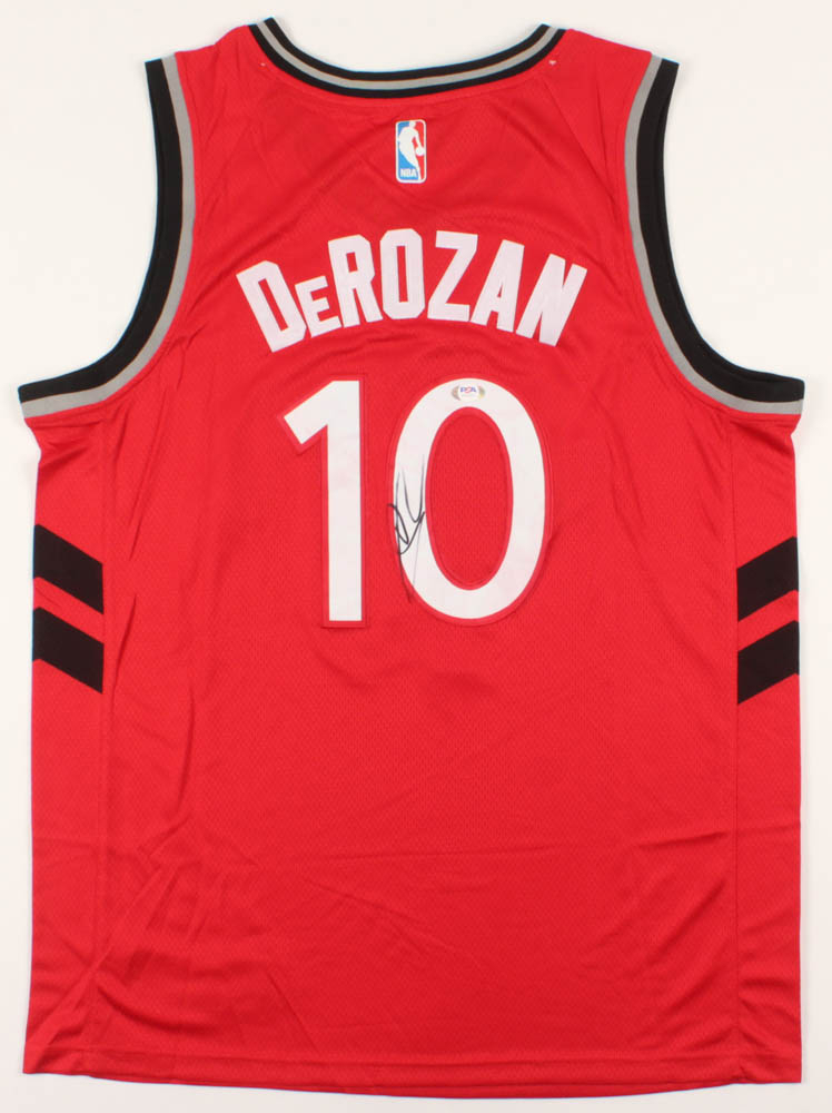 derozan signed jersey