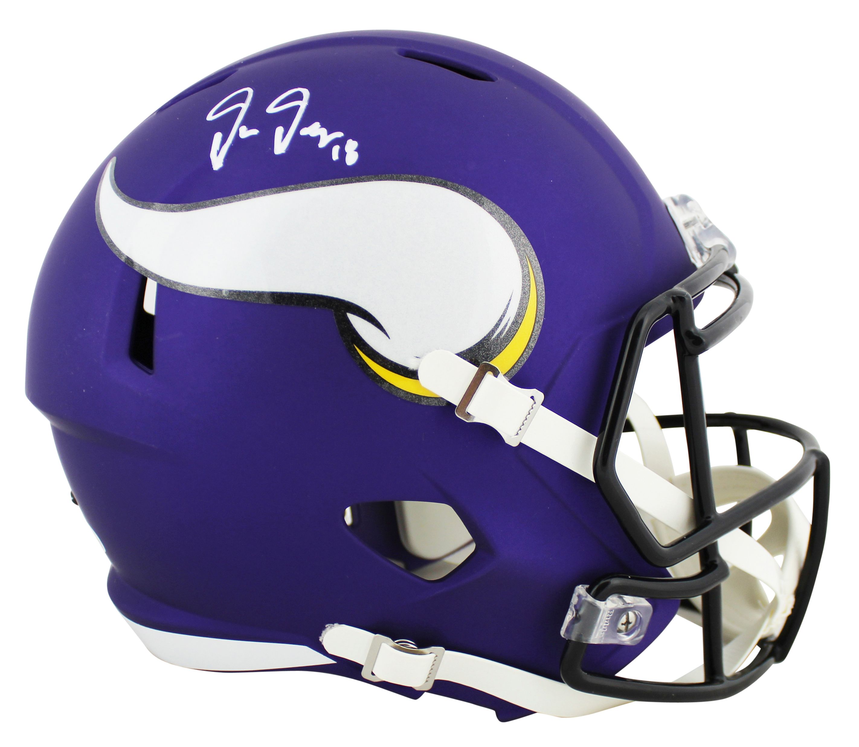 Justin Jefferson Signed Vikings Full-Size Speed Helmet (Beckett) at PristineAuction.com Justin Jefferson Signed Vikings Full-Size Speed Helmet (Beckett) at PristineAuction.com