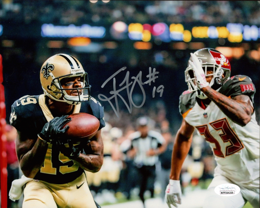 Ted Ginn Jr. Signed Saints 8x10 Photo (JSA COA) at PristineAuction.com Ted Ginn Jr. Signed Saints 8x10 Photo (JSA COA) at PristineAuction.com