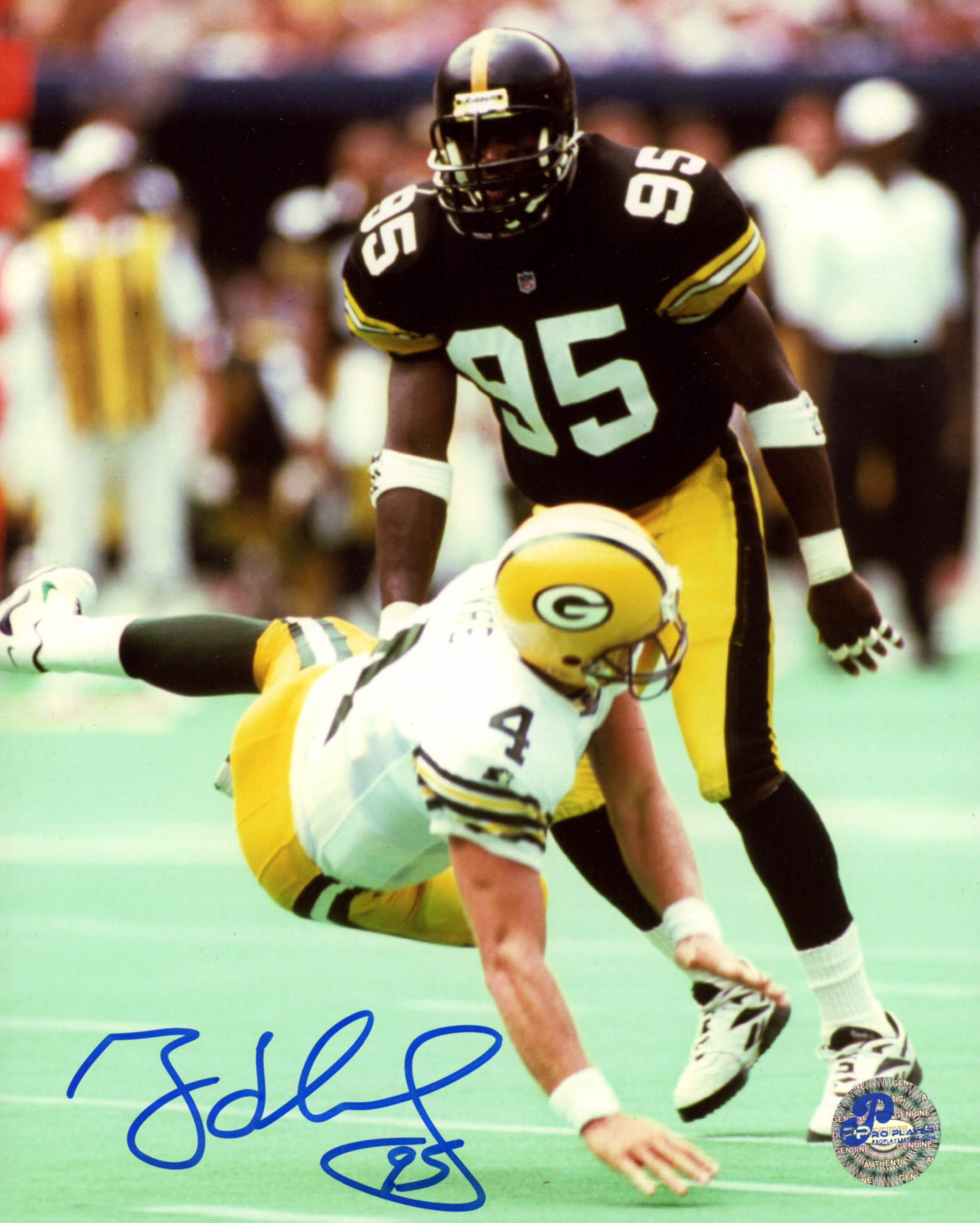 Greg Lloyd Sr. Signed Steelers 8x10 Photo (Pro Player Hologram) at PristineAuction.com Greg Lloyd Sr. Signed Steelers 8x10 Photo (Pro Player Hologram) at PristineAuction.com