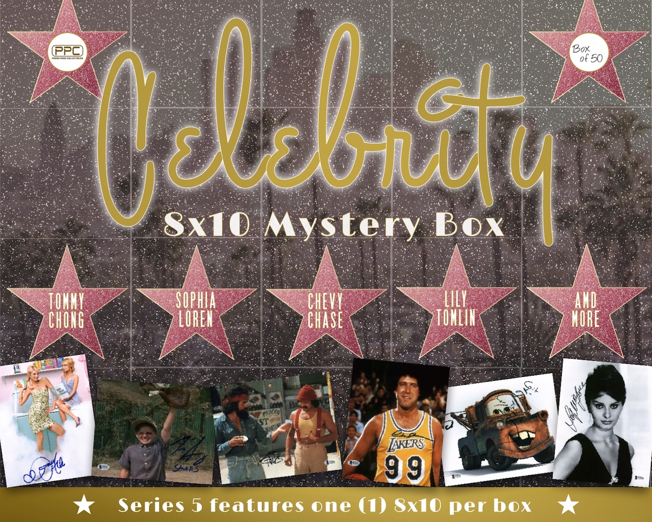 Press Pass Collectibles 2020 Celebrity 8x10 Mystery Box – Series 5 (Limited to 50) at PristineAuction.com Press Pass Collectibles 2020 Celebrity 8x10 Mystery Box – Series 5 (Limited to 50) at PristineAuction.com