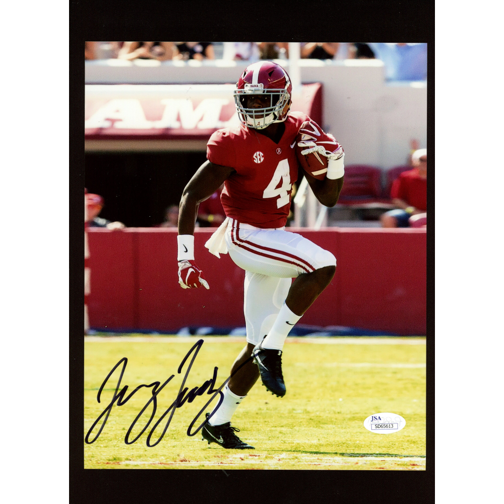 FRAMED JERRY JEUDY AUTOGRAPHED SIGNED ALABAMA CRIMSON TIDE JERSEY