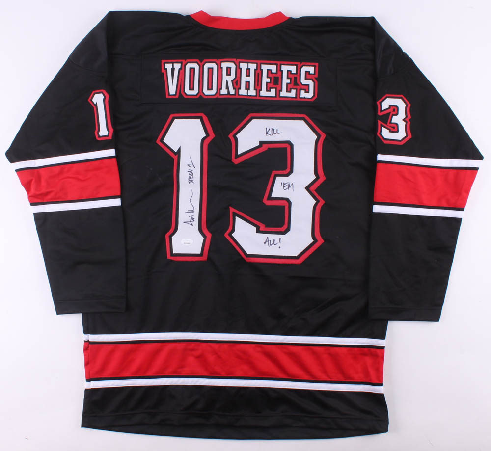 Ari Lehman Signed Jersey Inscribed "Jason 1" & "Kill 'Em All!" (JSA) at PristineAuction.com Ari Lehman Signed Jersey Inscribed "Jason 1" & "Kill 'Em All!" (JSA) at PristineAuction.com