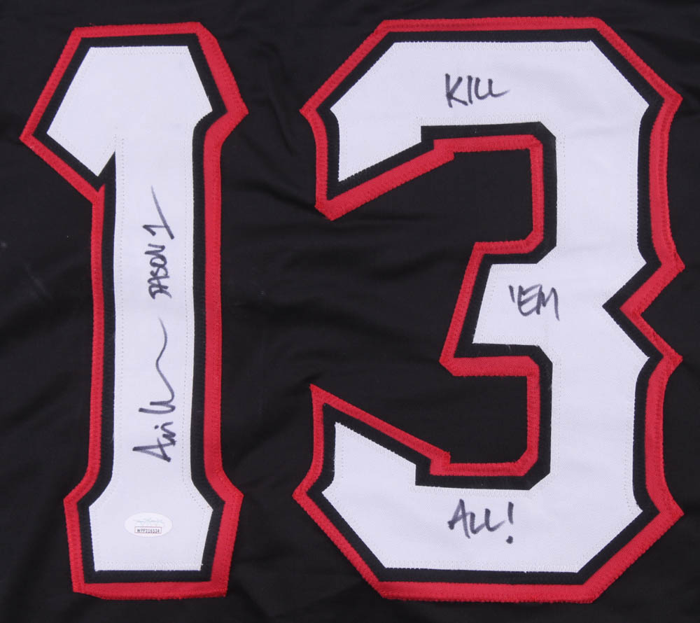 Ari Lehman Signed Jersey Inscribed "Jason 1" & "Kill 'Em All!" (JSA) at PristineAuction.com Ari Lehman Signed Jersey Inscribed "Jason 1" & "Kill 'Em All!" (JSA) at PristineAuction.com