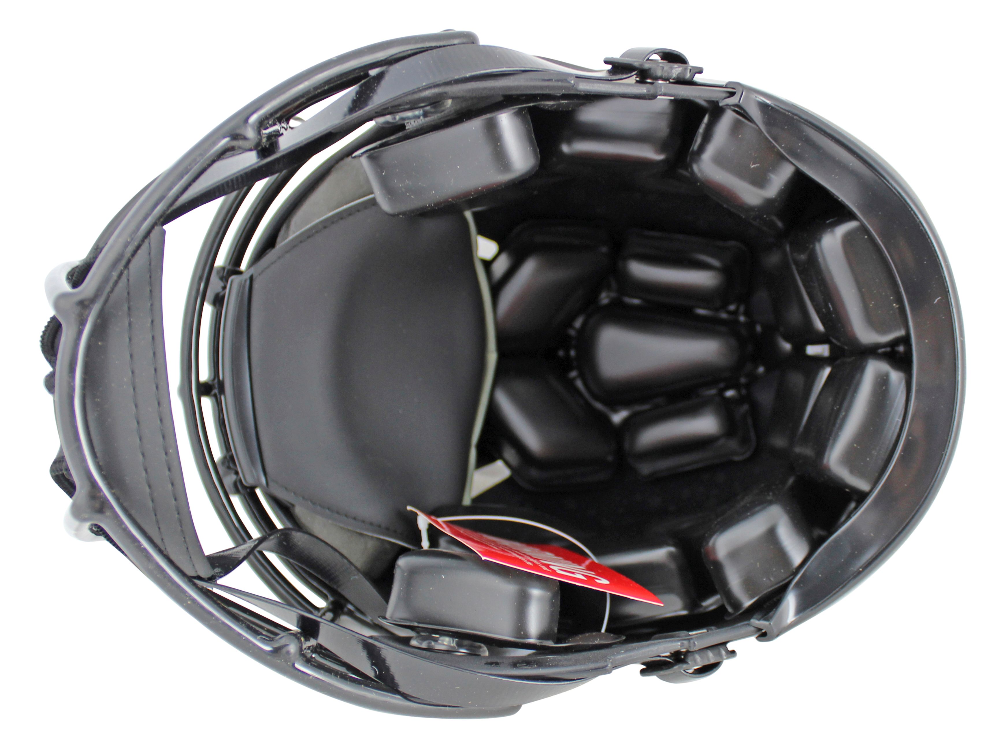 Lawrence Taylor Signed Giants Full-Size Authentic On-Field Eclipse Alternate Speed Helmet Inscribed "HOF 99" & "I'm A Bad Mother******" (Beckett COA) at PristineAuction.com Lawrence Taylor Signed Giants Full-Size Authentic On-Field Eclipse Alternate Speed Helmet Inscribed "HOF 99" & "I'm A Bad Mother******" (Beckett COA) at PristineAuction.com