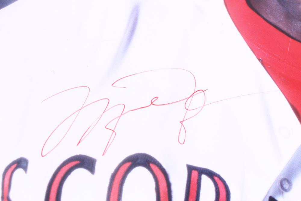 Michael Jordan Signed Scottsdale Scorpions 16x20 Print on Winter League Event Used Board (PSA LOA) at PristineAuction.com Michael Jordan Signed Scottsdale Scorpions 16x20 Print on Winter League Event Used Board (PSA LOA) at PristineAuction.com