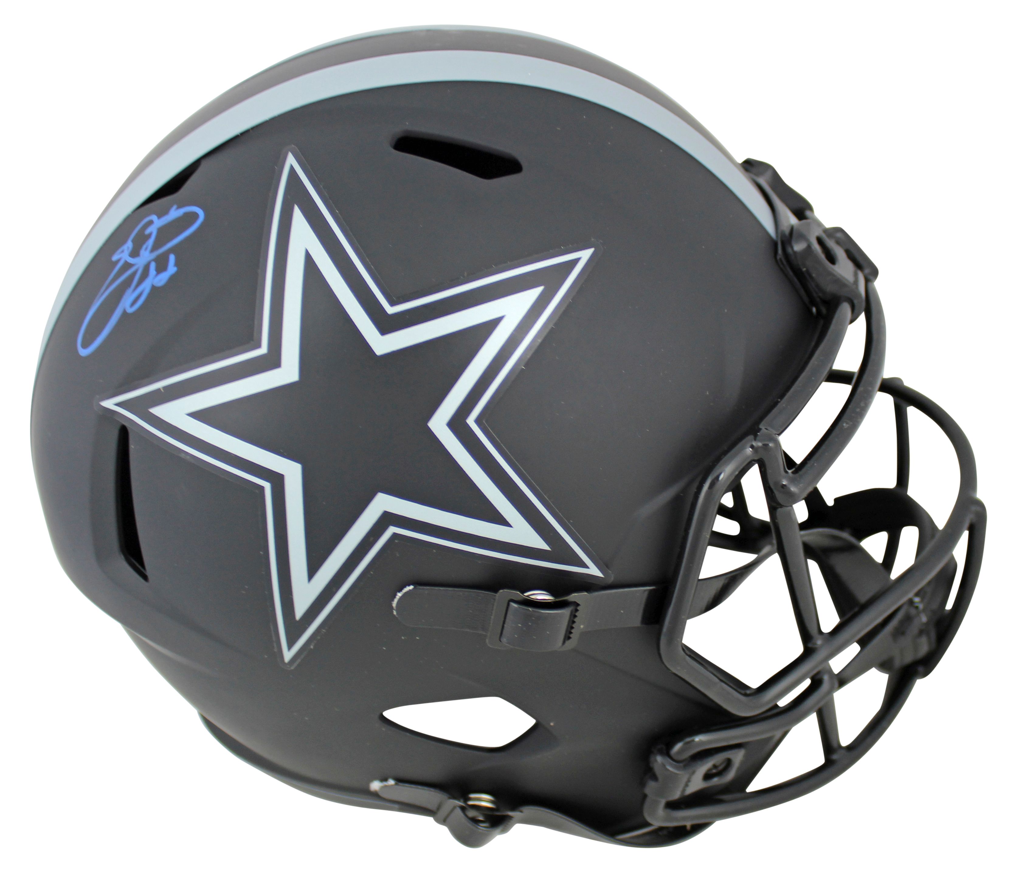 Emmitt Smith Signed Cowboys Full-Size Eclipse Alternate Speed Helmet (Beckett) at PristineAuction.com Emmitt Smith Signed Cowboys Full-Size Eclipse Alternate Speed Helmet (Beckett) at PristineAuction.com