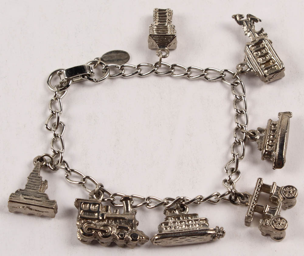 Vintage 1960's Disneyland Souvenir Bracelet Pristine Auction