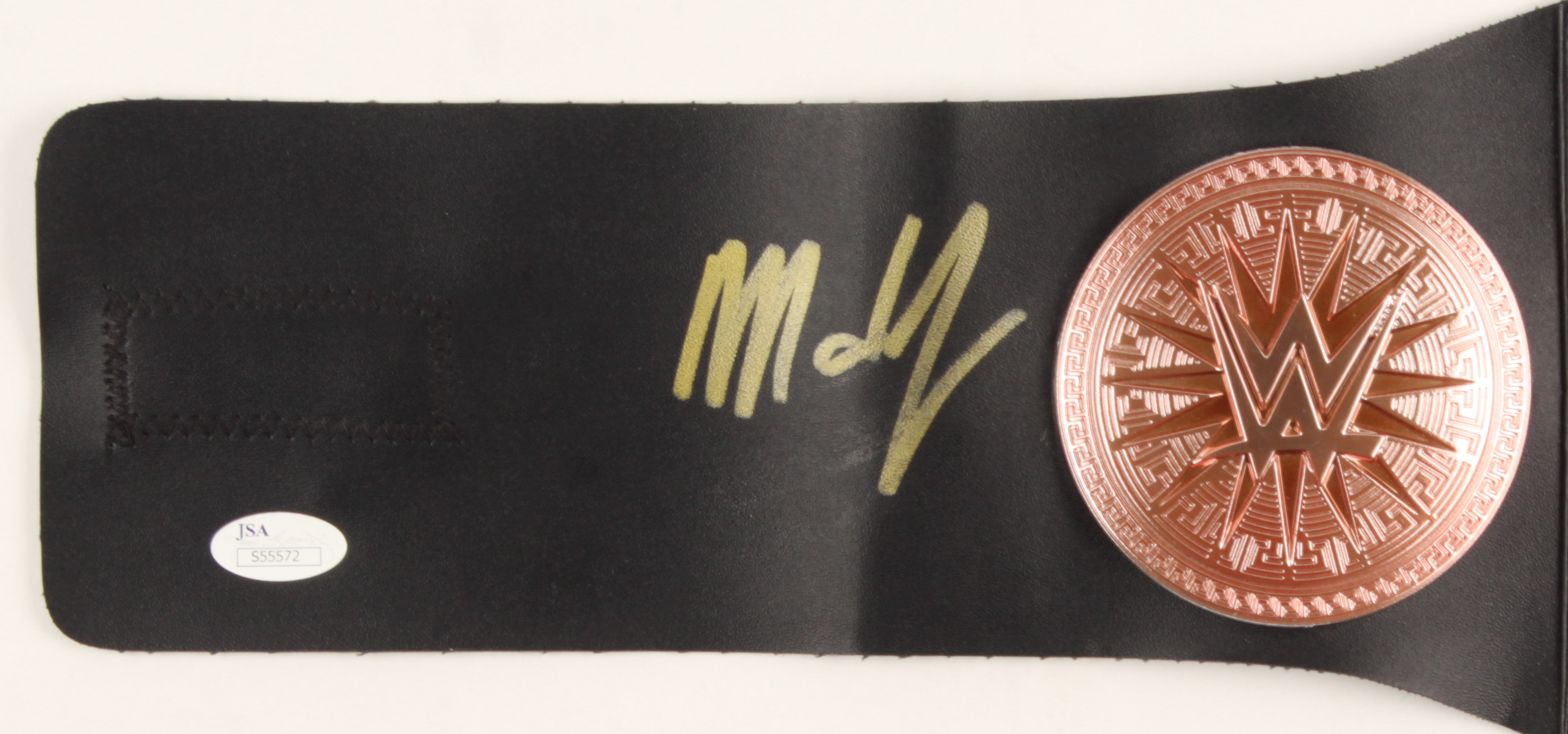 Matt Hardy & Jeff Hardy Signed WWE Tag Title Belt (JSA Hologram) at PristineAuction.com Matt Hardy & Jeff Hardy Signed WWE Tag Title Belt (JSA Hologram) at PristineAuction.com