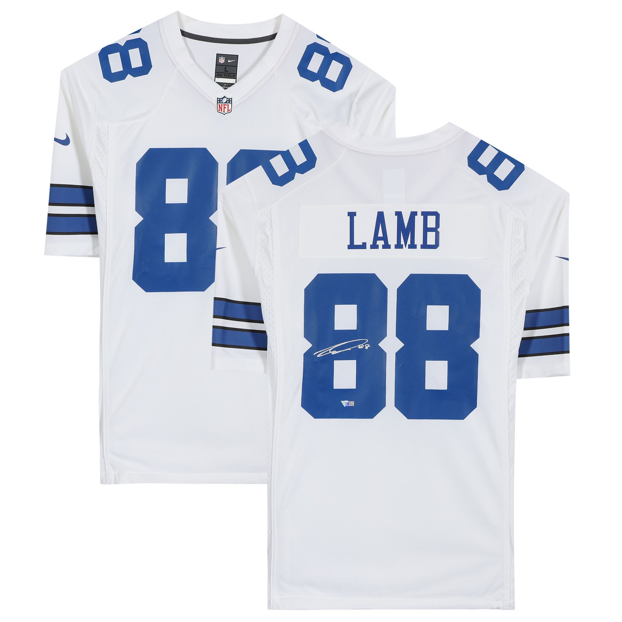 CeeDee Lamb Signed Cowboys Jersey (Fanatics Hologram) at PristineAuction.com CeeDee Lamb Signed Cowboys Jersey (Fanatics Hologram) at PristineAuction.com