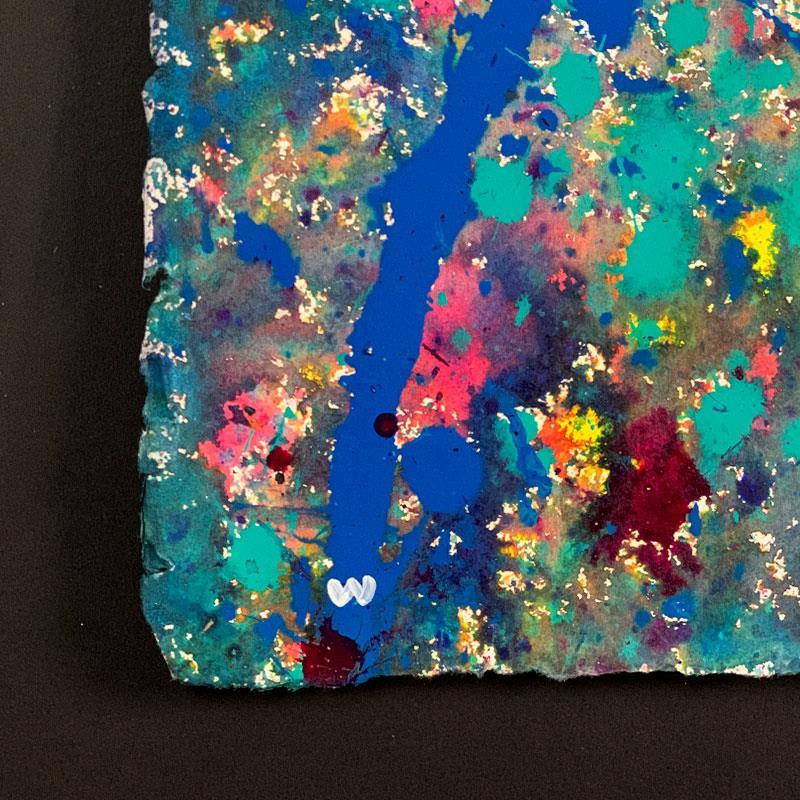 Wyland Signed "Abstract" 38x31 Original Painting on Paper at PristineAuction.com Wyland Signed "Abstract" 38x31 Original Painting on Paper at PristineAuction.com