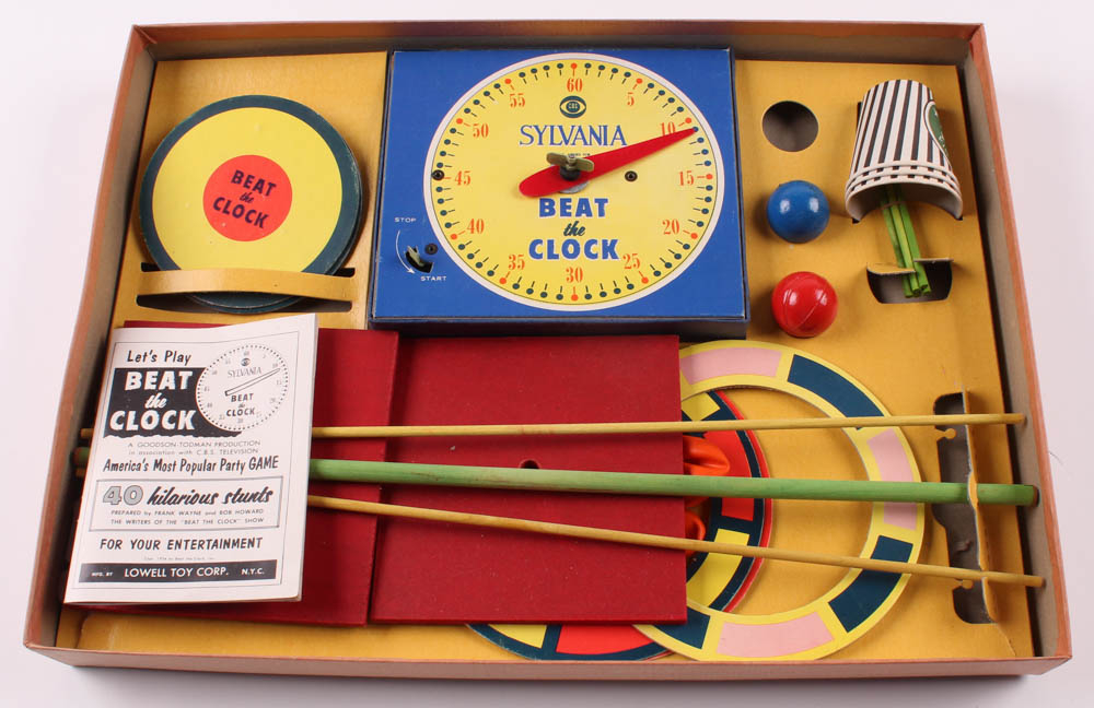 1954 Original "Beat the Clock" CBS Television Home Game Pristine Auction