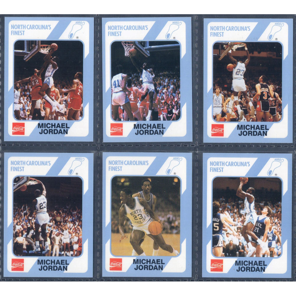 michael jordan north carolina basketball cards