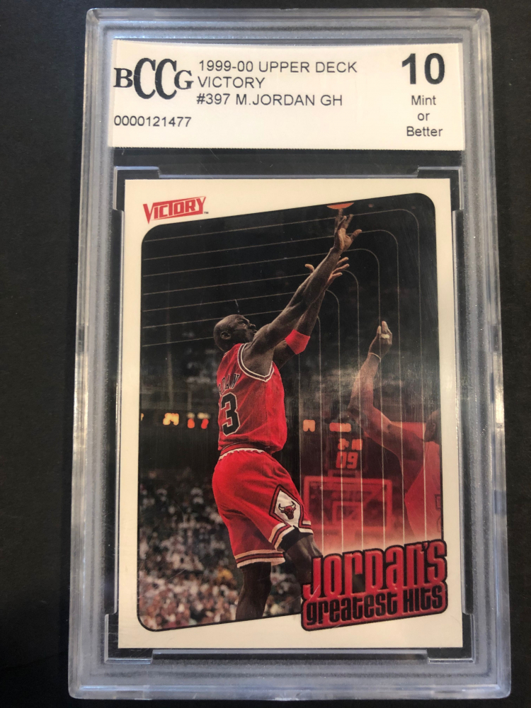 Michael Jordan 1999 00 Upper Deck Victory 397 Greatest Hits BCCG 10 