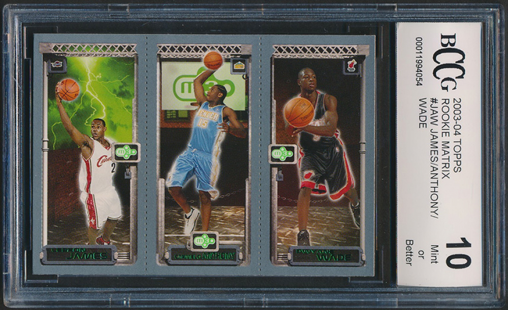 2003-04 Topps RC Matrix LeBron James