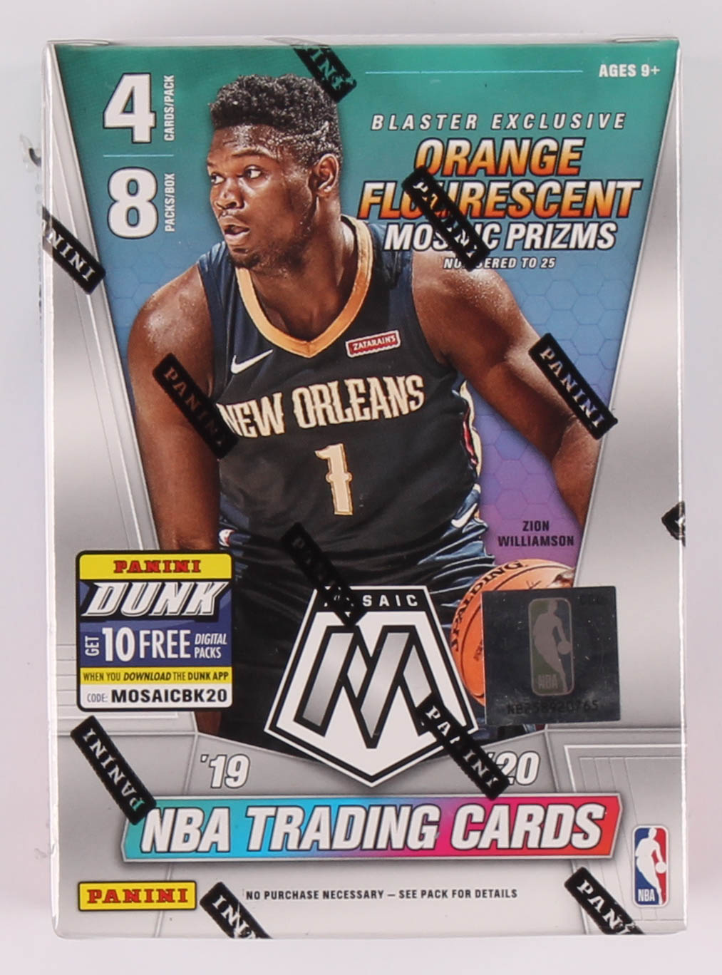 19-20 Panini Mosaic Basketball Blaster Box of (32) Cards at PristineAuction.com 19-20 Panini Mosaic Basketball Blaster Box of (32) Cards at PristineAuction.com