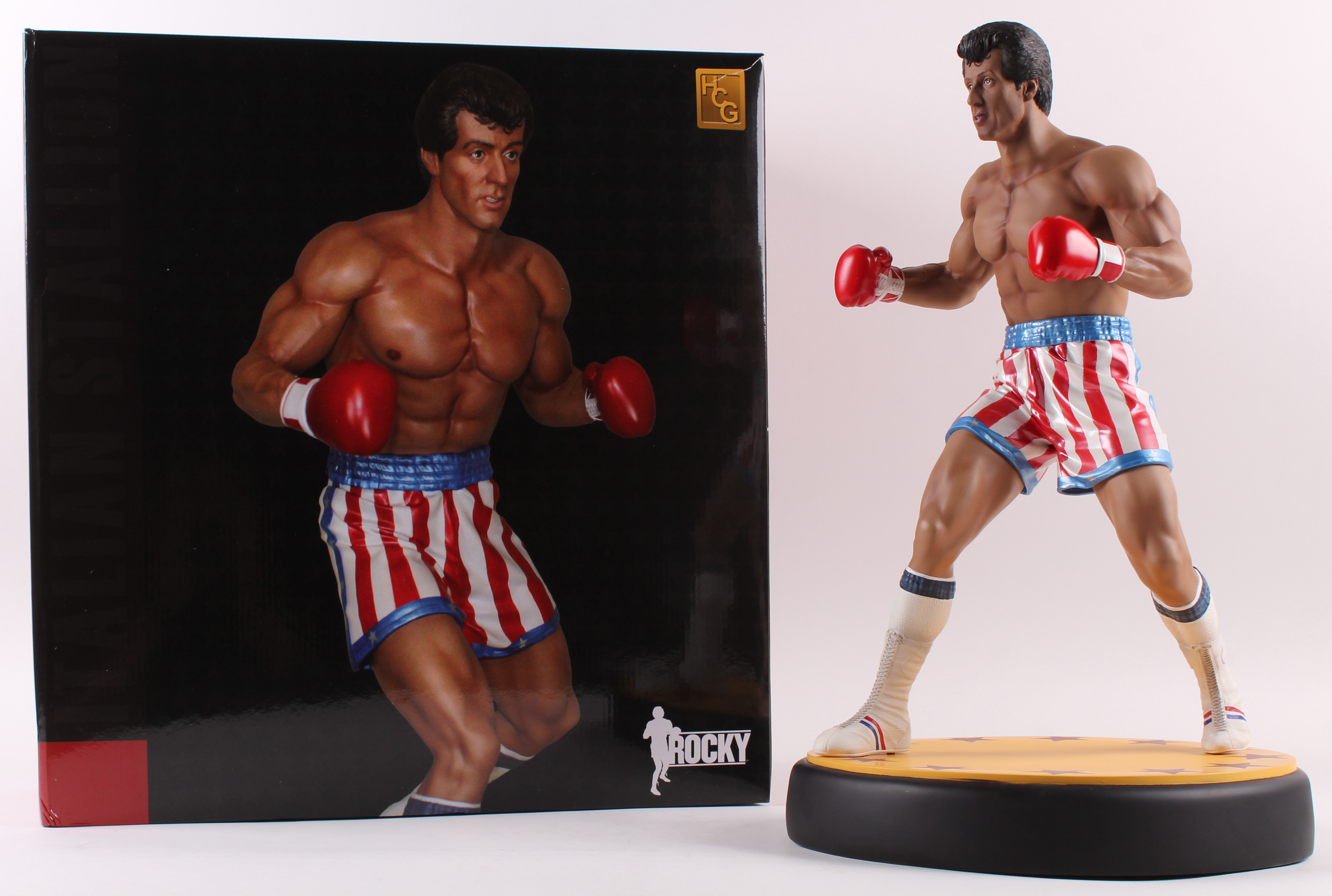 Rocky Balboa "Italian Stallion" LE Vinyl 1:4 Scale Statue with Base at PristineAuction.com Rocky Balboa "Italian Stallion" LE Vinyl 1:4 Scale Statue with Base at PristineAuction.com