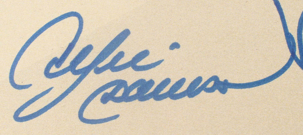 "Team of Dreams" LE 11.75x36 Lithograph Signed by (15) with Tim Raines, Steve Carlton, Reggie Jackson, Charlie Sheen, Mark Grace, Frank Thomas, Hope Solo (MAB Hologram) at PristineAuction.com "Team of Dreams" LE 11.75x36 Lithograph Signed by (15) with Tim Raines, Steve Carlton, Reggie Jackson, Charlie Sheen, Mark Grace, Frank Thomas, Hope Solo (MAB Hologram) at PristineAuction.com