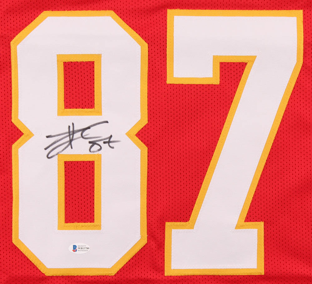 travis kelce signed jersey