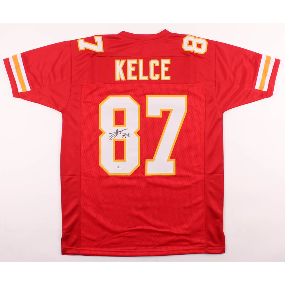 travis kelce signed jersey