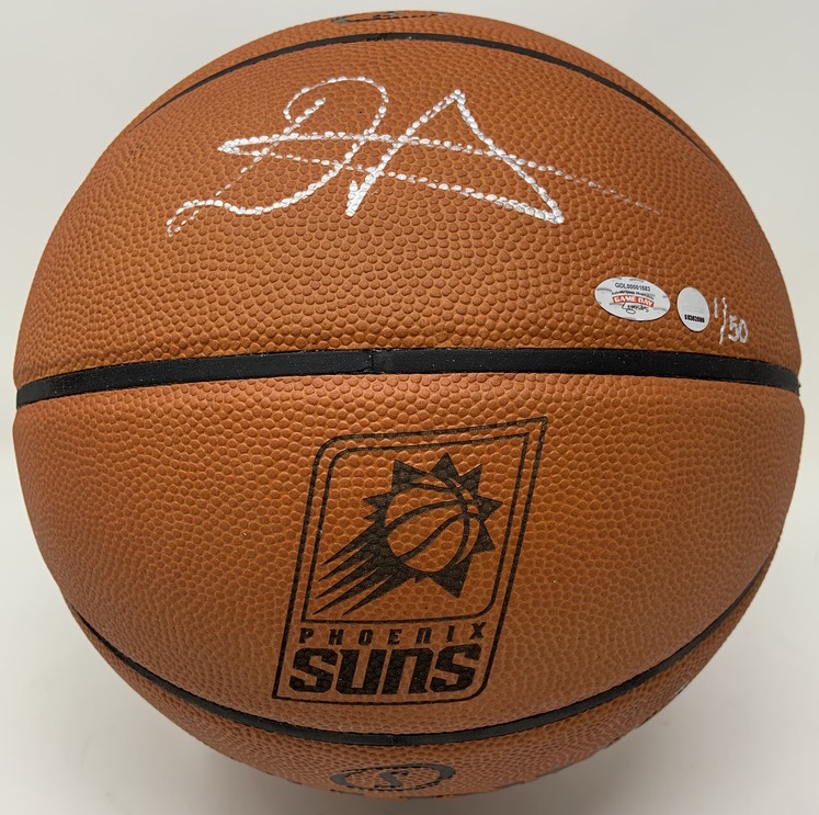 Deandre Ayton Signed LE Suns Logo Basketball (Steiner Hologram & Game Day Legends Hologram) at PristineAuction.com Deandre Ayton Signed LE Suns Logo Basketball (Steiner Hologram & Game Day Legends Hologram) at PristineAuction.com
