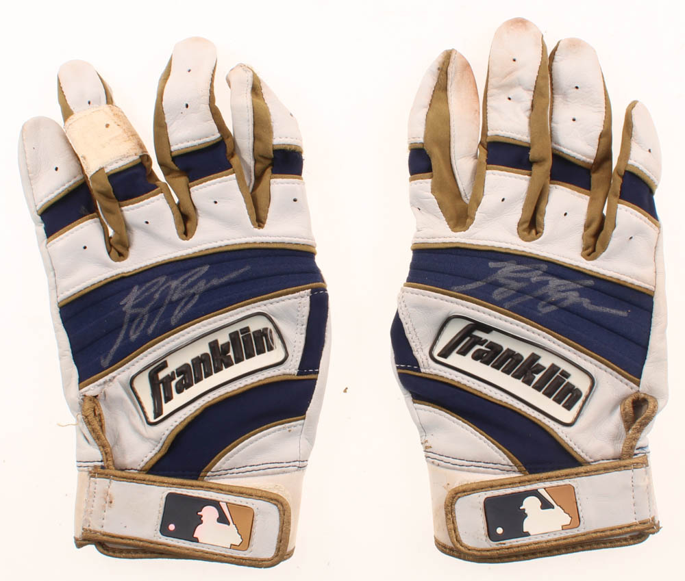 Pair of (2) Ryan Braun Signed Game-Used Batting Gloves (LOJO Hologram) at PristineAuction.com Pair of (2) Ryan Braun Signed Game-Used Batting Gloves (LOJO Hologram) at PristineAuction.com
