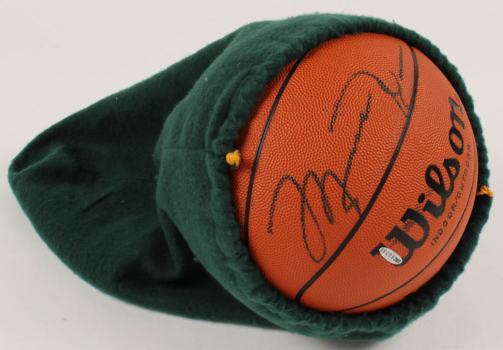 Michael Jordan Signed Basketball (UDA COA) at PristineAuction.com Michael Jordan Signed Basketball (UDA COA) at PristineAuction.com