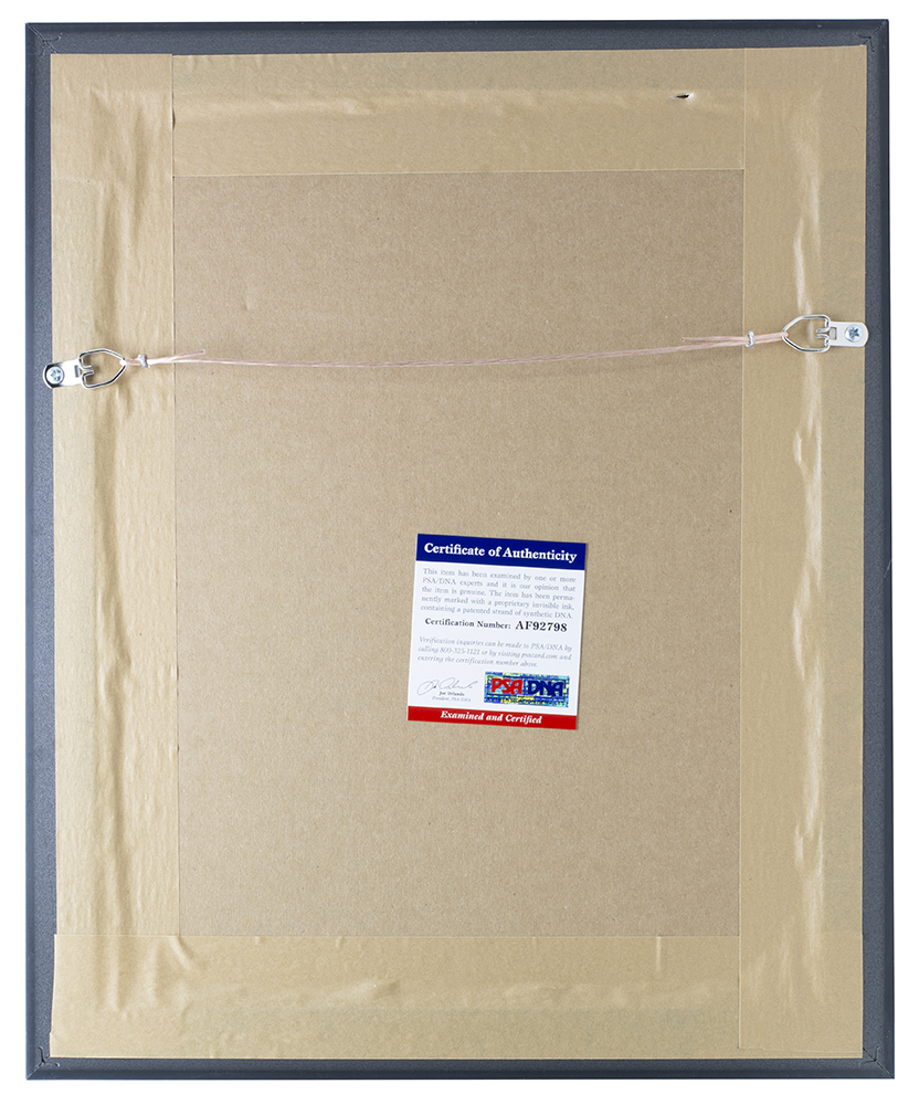 Joe Frazier Signed 11x14 Custom Framed Photo (PSA COA) at PristineAuction.com Joe Frazier Signed 11x14 Custom Framed Photo (PSA COA) at PristineAuction.com