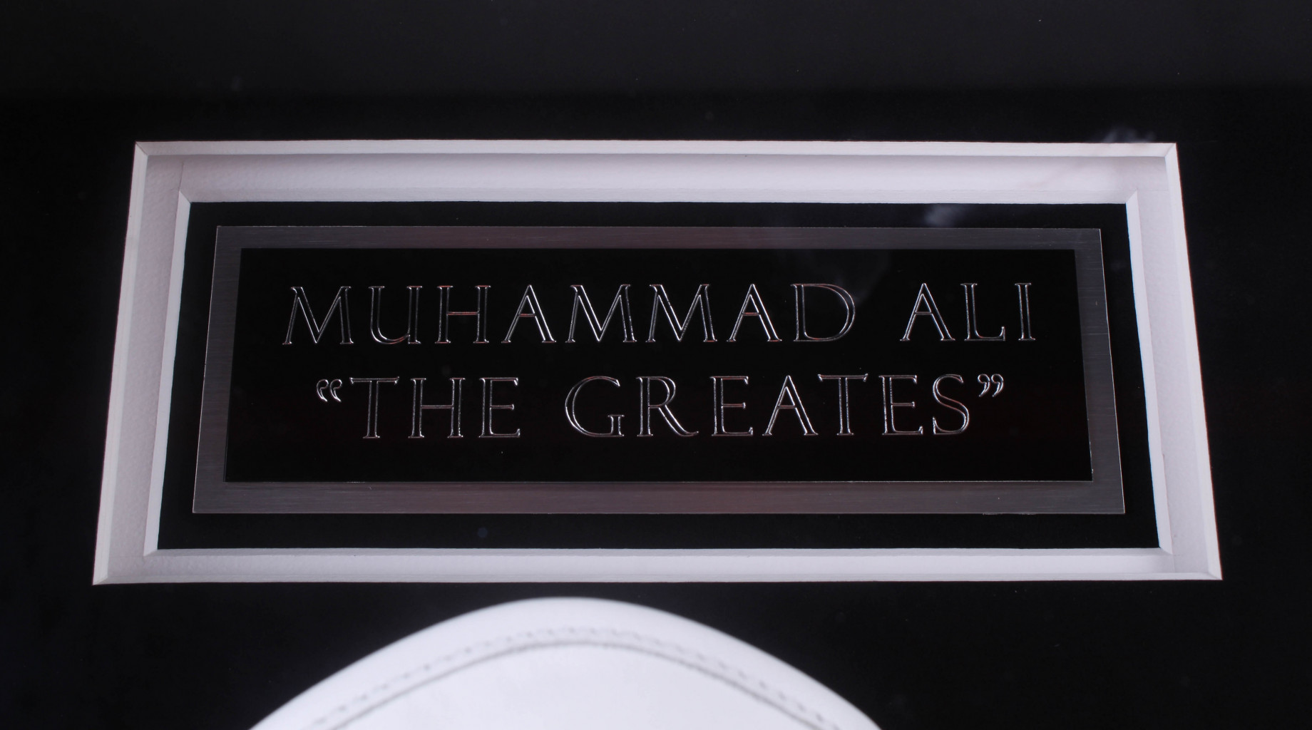 Muhammad Ali Signed 22x26x5.25 Custom Framed Everlast Boxing Shoe Shadowbox Display (PSA Hologram) at PristineAuction.com Muhammad Ali Signed 22x26x5.25 Custom Framed Everlast Boxing Shoe Shadowbox Display (PSA Hologram) at PristineAuction.com