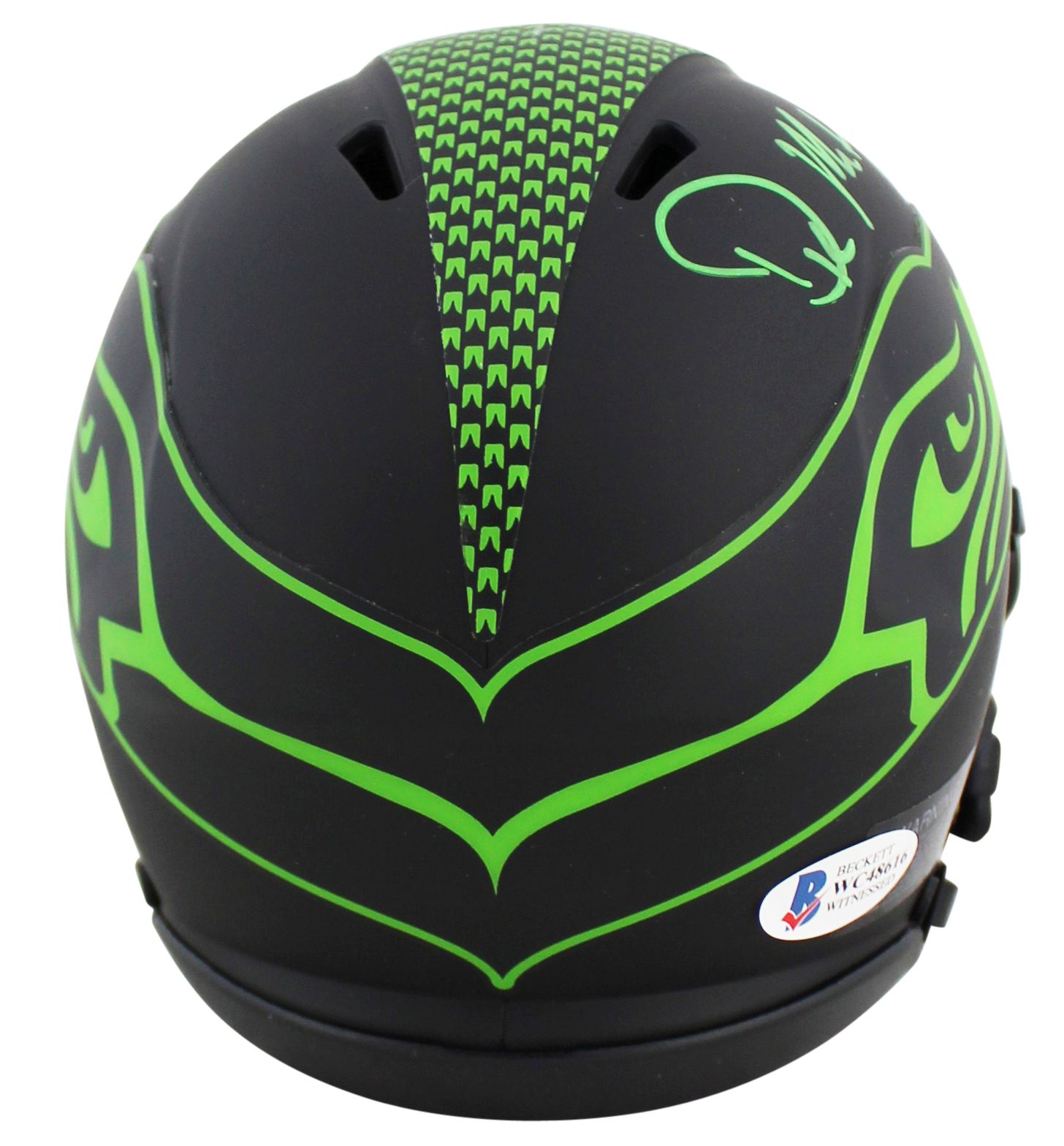 DK Metcalf Signed Seahawks Eclipse Alternate Speed Mini Helmet (Beckett COA) at PristineAuction.com DK Metcalf Signed Seahawks Eclipse Alternate Speed Mini Helmet (Beckett COA) at PristineAuction.com